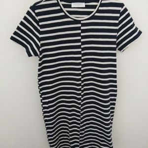 Everlane beach stripe t-shirt dress
